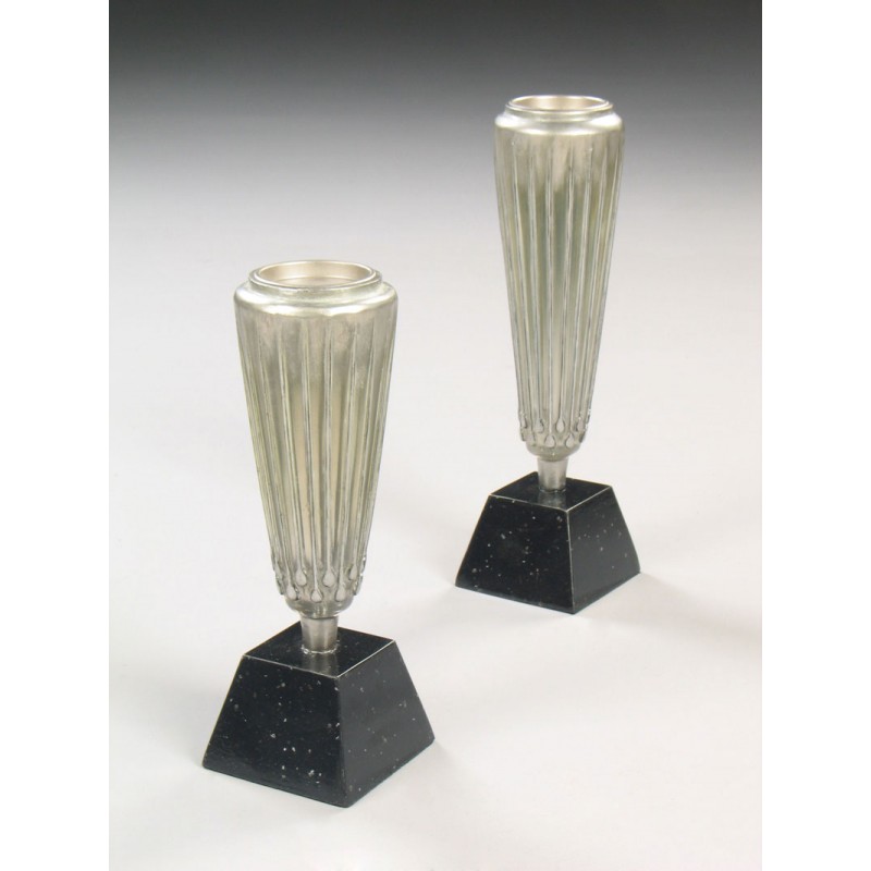 Candle Holder, Copa, 2/set 13x13x37h,43h