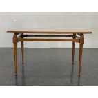 Oak Table with Laminate Top, 1950s