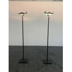 Dhiedron Floor Lamps by Giovanni Grignani for Lamperti, Set of 2