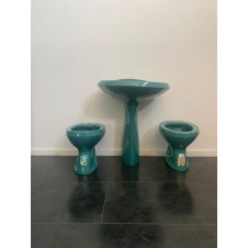 Series Ellisse Ideal Standard, 1970,  sanitary ware in China glass