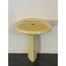LAVABO SERIE ELLISSE IDEAL STANDARD 1970 IN VETRO CHINA