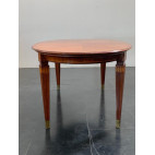 Oval Rosewood Table Attributed to Paolo Buffa for La Permanente Cantù, 1950s