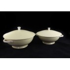 Soup Tureens from Boch Frères, La Louviere, 1920s, Set of 2IERE CON DETTAGLI AVORIO